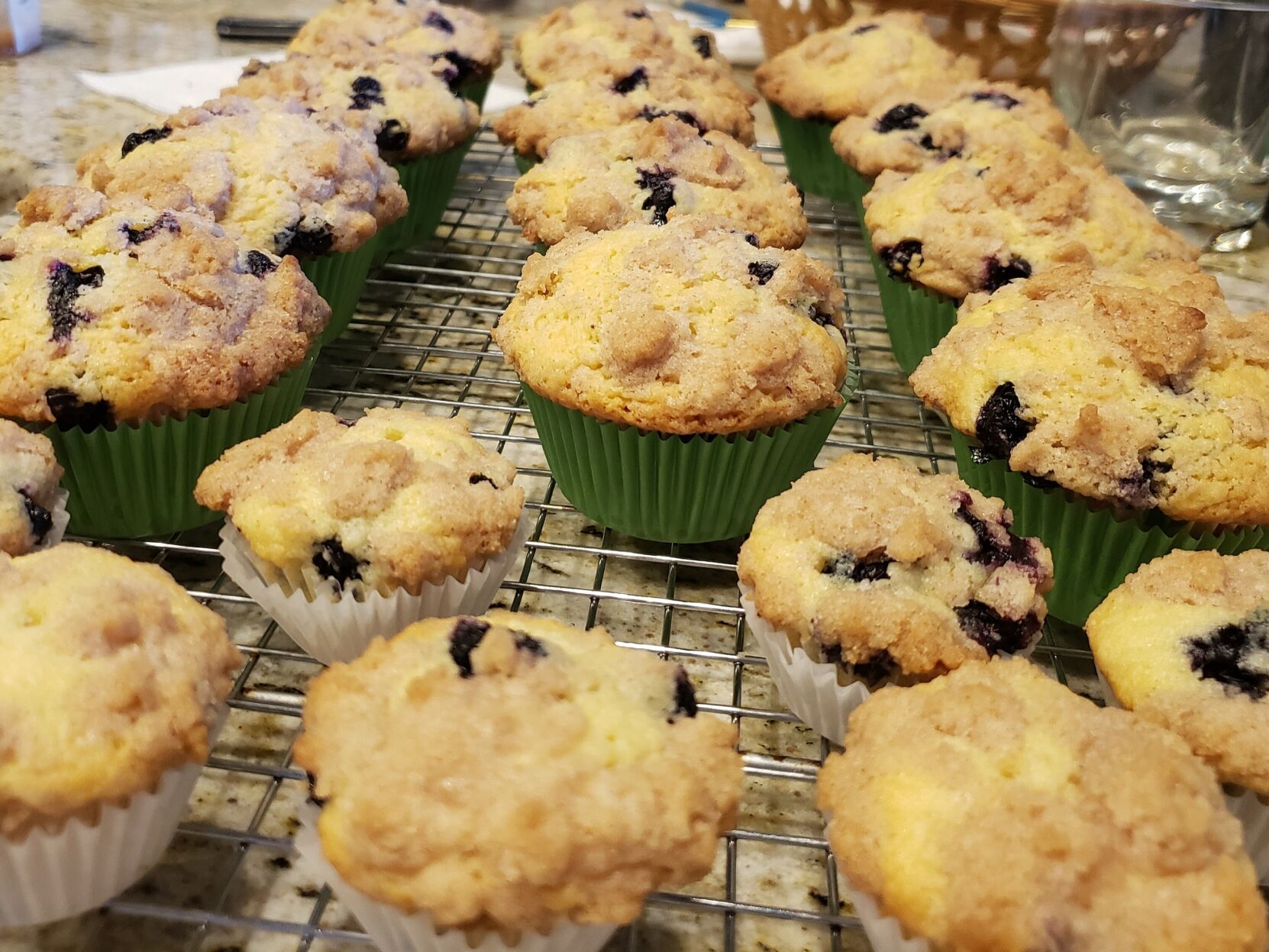blueberry muffins